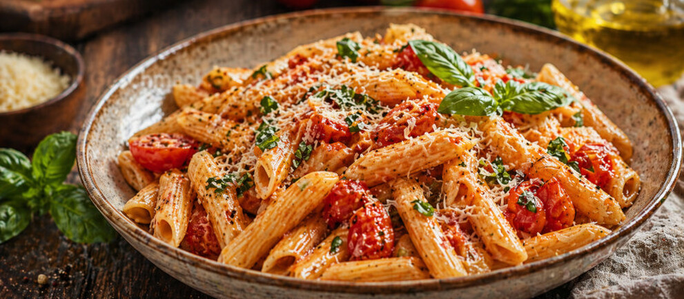 Symbolfoto von der Produktgruppe Pasta - al forno